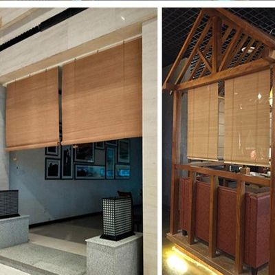 Sunshade κουρτίνες τύπων ξενοδοχείων, τυφλοί μπαμπού μπαλκονιών για το ξενοδοχείο γραφείων μελέτης δωματίων τσαγιού