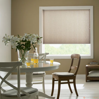 Μη διατρυπημένα παράθυρα 25mm Sunshades κυψελωτών κουρτινών λεπίδα