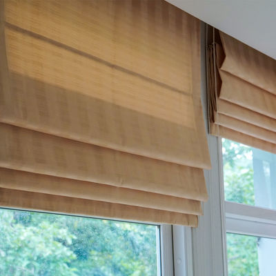 Ευφυές μηχανοποιημένο παράθυρο Drapes, ρωμαϊκές σκιές γραφείων συσκότισης για την κρεβατοκάμαρα γραφείων