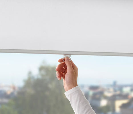 Αδιάβροχη Sunshade φλόγα - μπαλκόνι παραθύρων παραθυρόφυλλων κυλίνδρων υφασμάτων καθυστερούντω μη εύκολο να ζαρώσει