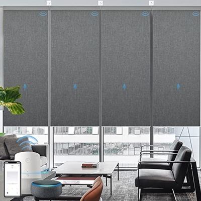 Διπλά στρώματα Drapes παραθύρων γραφείων πολυτέλειας τα ασύρματα στεγανοποιούν το cOem