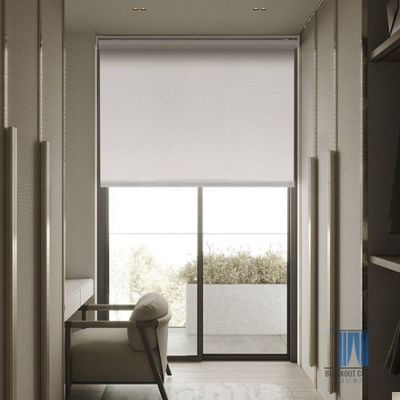 Διπλά στρώματα Drapes παραθύρων γραφείων πολυτέλειας τα ασύρματα στεγανοποιούν το cOem