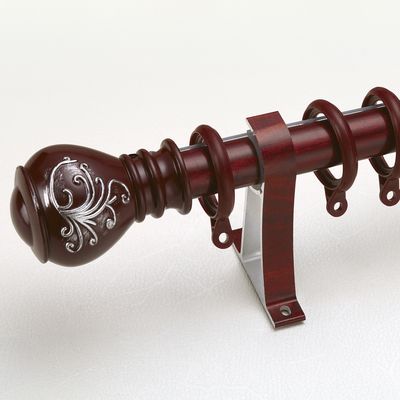 Αυστραλία 29mm ξύλινο προϊόντων ρητίνης αργίλιο Πολωνού κουρτινών Pelmet υλικού πίσω πτώσης χαρασμένο πλαστικό