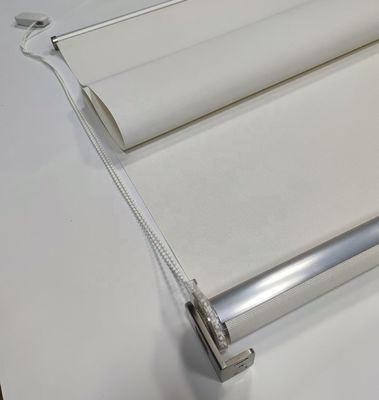 σκιές κυλίνδρων υφάσματος 38mm, διακοσμητικοί τυφλοί συσκότισης παραθύρων σωλήνων αλουμινίου
