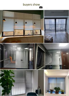 Επίπεδο παράθυρο Drapes, χειρωνακτικός ενετικός τυφλός γραφείων πιάτων αργιλίου ελέγχου