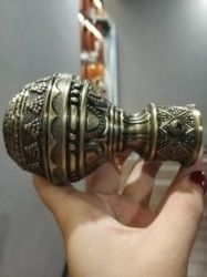 Μέταλλο 28mm χρώματος χαλκού χαλκού εξαρτήματα κουρτινών καλυμμάτων τελών ράβδων κουρτινών