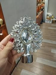 Μπορέστε να είστε προσαρμοσμένο κεφάλι ράβδων κουρτινών εξαρτημάτων ράβδων κουρτινών