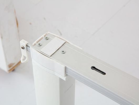 Ηλεκτρικό τηλεσκοπικό σιωπηλό κουρτινών υλικό κραμάτων αργιλίου διαδρομής διευθετήσιμο