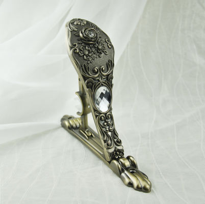 28/19mm βαρέων καθηκόντων ασημένια τοποθετημένα τοίχος εξαρτήματα κουρτινών υποστηριγμάτων κουρτινών διπλά