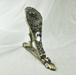 28/19mm βαρέων καθηκόντων ασημένια τοποθετημένα τοίχος εξαρτήματα κουρτινών υποστηριγμάτων κουρτινών διπλά