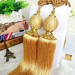 υψηλός - χρυσό διακοσμητικό σχοινί σχοινιών ποιοτικού μπλε κόκκινο βελούδου για την κουρτίνα για τις κουρτίνες και την παρέκκλιση