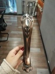 Χαλκού χαλκού χρώματος κουρτινών κατόχων εξαρτήματα κουρτινών υποστηριγμάτων ράβδων κουρτινών μετάλλων 28/19mm διπλά