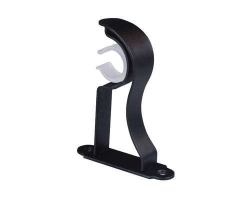 Ζωηρόχρωμα υποστηρίγματα ράβδων κουρτινών αντι χαλκού μαύρα 19/22/25/28mm ορείχαλκου αντι