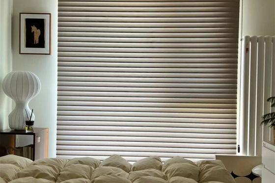 Ηλεκτρικοί τυφλοί συσκότισης Λα Shangri, μηχανοποιημένες σκιές κυλίνδρων για το παράθυρο