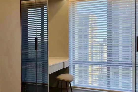 Έξυπνο κρεβατοκάμαρων Shangri Λα υλικό Ployester σχεδίων κουρτινών οριζόντιο