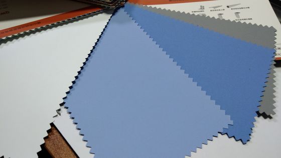 100% ανοικτός πολύχρωμος ντυμένος ανοικτό μπλε παραθυρόφυλλων κυλίνδρων ποσοστού χειρωνακτικός