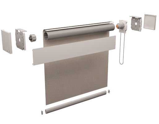 Ημέρας νύχτας ευφυές παραθύρων ζέβες ύφος στρώματος τυφλών διπλό με τον έξυπνο έλεγχο