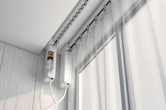 Ημι τύφλωσης γραφείων κουρτινών Drape κρεβατοκάμαρων λουτρών κουρτίνα τραβήγματος υφάσματος τυφλών μπαλκονιών κάθετη