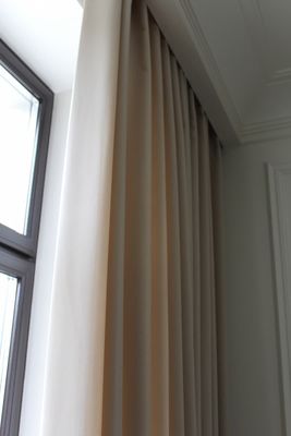 Ημι τύφλωσης γραφείων κουρτινών Drape κρεβατοκάμαρων λουτρών κουρτίνα τραβήγματος υφάσματος τυφλών μπαλκονιών κάθετη